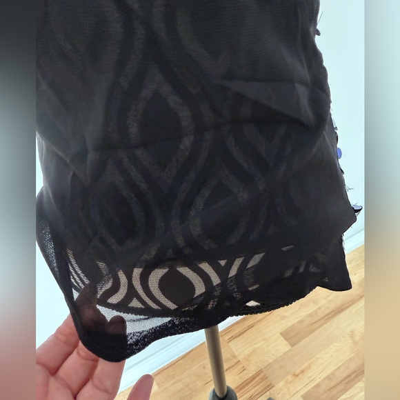 Vintage Y2K Disc Sequin Ombré Asymmetrical McBling Girlhood Core Top - Picture 10 of 17